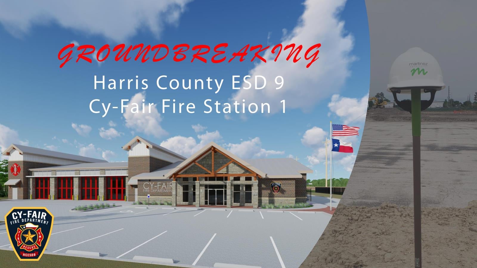Cy-Fair Fire Station No. 1 Groundbreaking Event