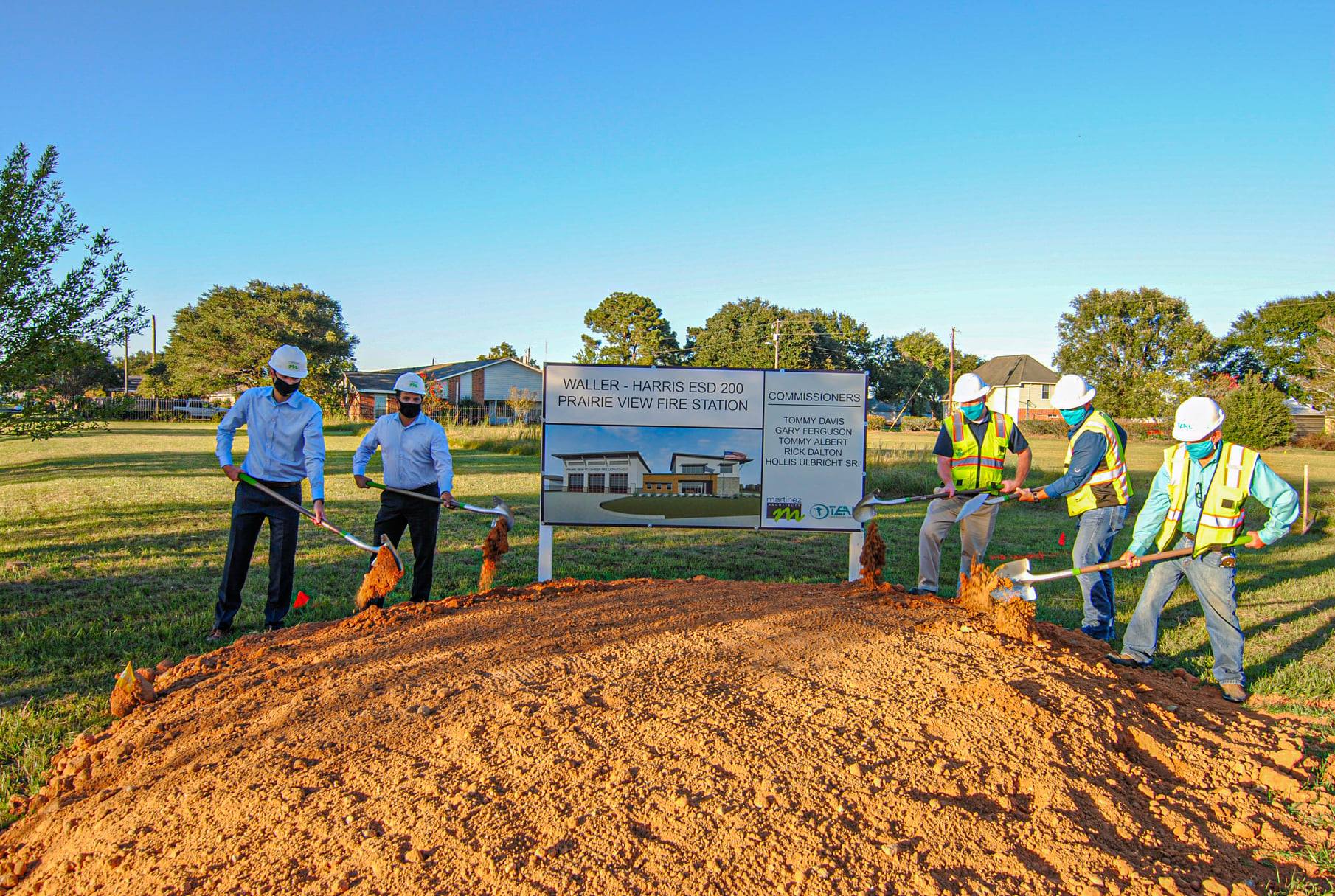 Construction of Prairie View Fire Station